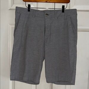 Lululemon Gray Flat Front Chino Shorts